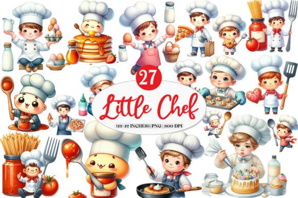Download Cute Little Chef Clipart Cooking - Cute Collection