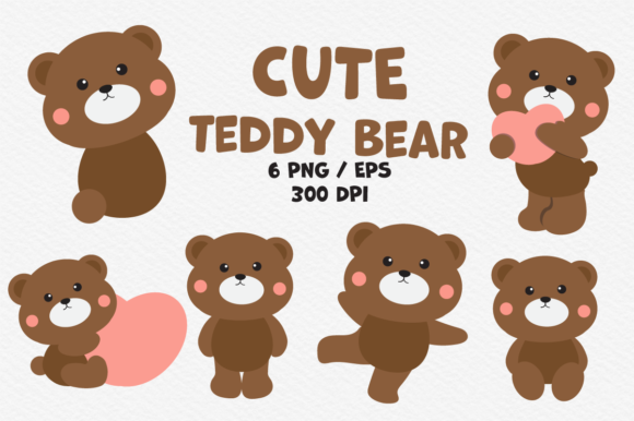 Download Cute Teddy Bear Graphic. - Cute Collection