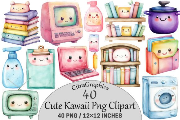Download Cute Kawaii Clipart. - Cute Collection