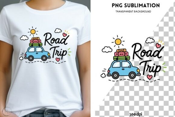 Download Road Trip PNG | Cute Travel Car Clipart - Cute Collection