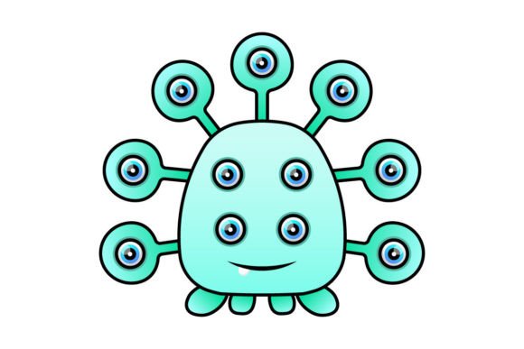 Download Cute Illustration Design Alien Vector - Cute Collection