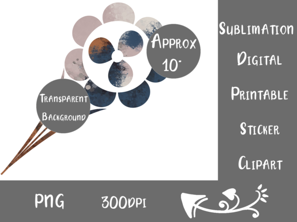 Download Autumn Painterly Sublimation Flower - Premium Resources