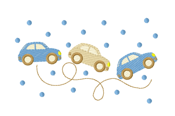 Download Cute Cars Embroidery Design – Baby Car - Cute Collection