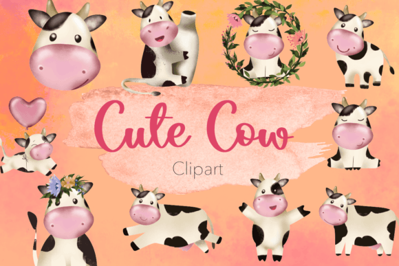 Download Cute Cow Clipart Free - Cute Collection