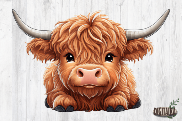 Download Cute Baby Highland Cow PNG - Cute Collection