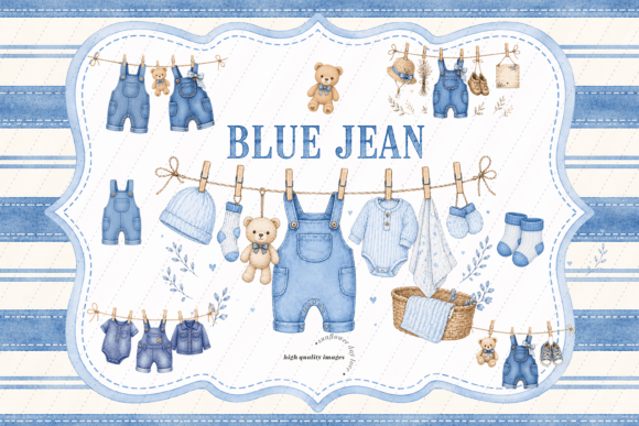 Download Blue Jean Cute Bear Clipart - Cute Collection