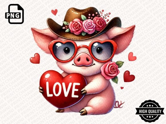 Download Cute Valentine Animal Clipart PNG - Cute Collection