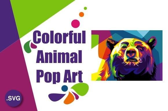 Download Colorful Bear Illustration - Colorful Collection