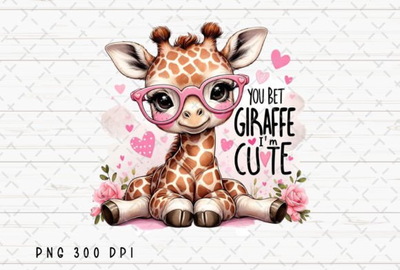 Download You Bet Giraffe I'm Cute Kids Girls PNG - Cute Collection