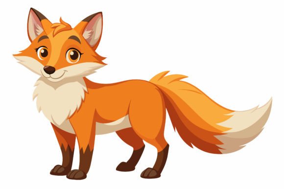 Download Cute Fox Vector Illustration - Cute Collection