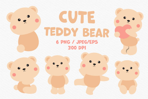 Download Cute Teddy Bear Graphic. - Cute Collection