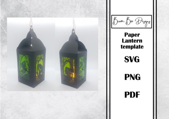 Download Frankenstein Halloween Paper Lantern - Premium Resources