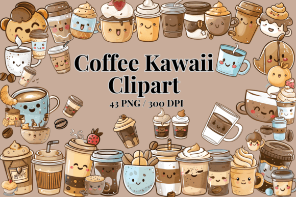 Download Coffee Kawaii Clipart / Cute PNG Cartoon - Cute Collection